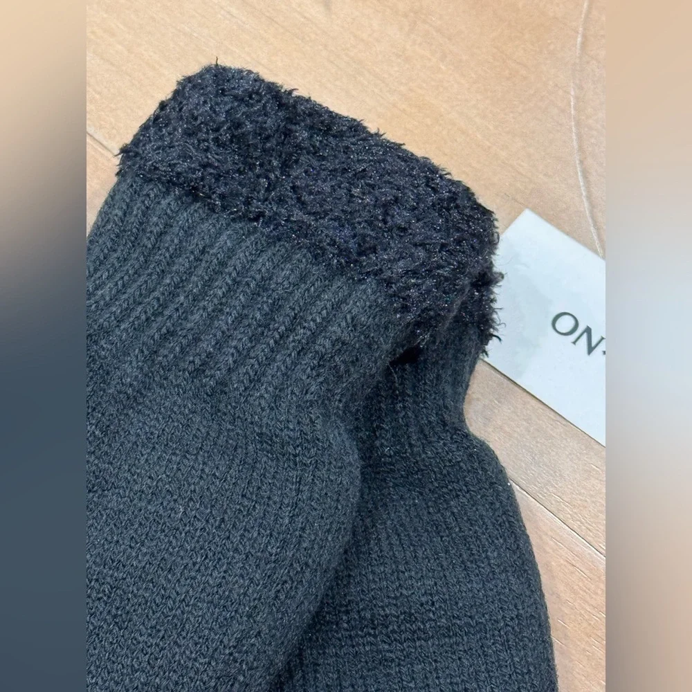 On 34th Women's Rib-Stitch Fuzzy-Cuff Gloves, Created for Macy's